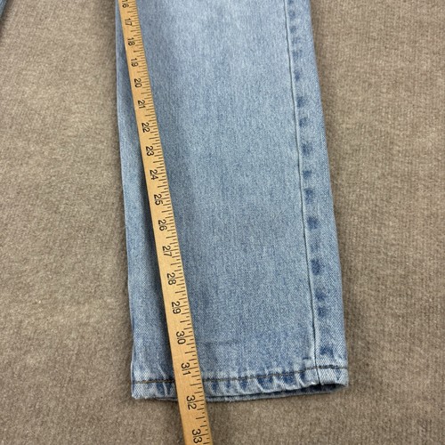 Levi's 550 Jeans Mens 30X32 Light Wash Faded Blue Denim Straight Fit All Cotton - Picture 13 of 18