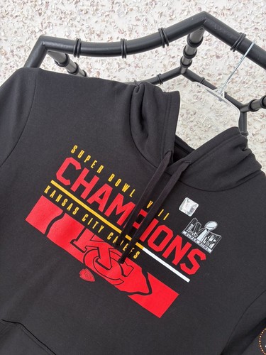 Kansas City Chiefs Super Bowl 58 Hoodie Fanatics Sz 2XL Mens Las Vegas NWOT - Picture 2 of 7