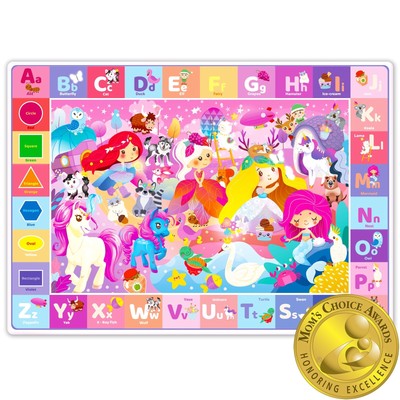 Large Baby Mat for Floor - Plush ABC Rug for Toddlers Infants - Extra Thick P...