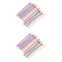 24 Pcs Geflochtene Haarspangen Accessoires FüR MäDchen Haarschmuck Kinder