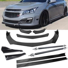 Front Bumper Lip Splitter Spoiler Rear Lip Strut Rod Body For Chevrolet Cruze