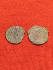 lot of two bronze ancient roman coins good condition 
