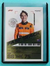 2024 TOPPS Turbo Attax F1 Fast Track V.I.P. Card Oscar Plastri MGA 7 McLaren