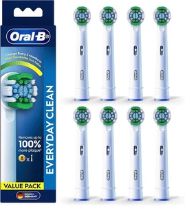 Têtes de brosses de rechange propres et authentiques Oral-B paquet de 8
