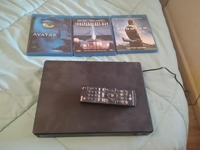 LG Blu Ray Disc Player BP350 HD 1080P With Remote+3 Movies
