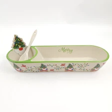 Temp-tations Seasonal Character Dip Server with Spoon Festive Gnome