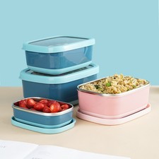 1pc Thermal Lunch Box Containers for Hot Food Stainless Steel Bowls with Lids