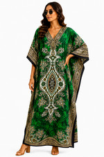 Kaftan dress women beach cover up swimsuit coverup batwing sleeve kaftan maxi