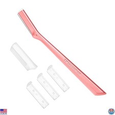 Tweezerman Tea Rose Facial Razor - Precision Grooming Tool for Flawless Skin