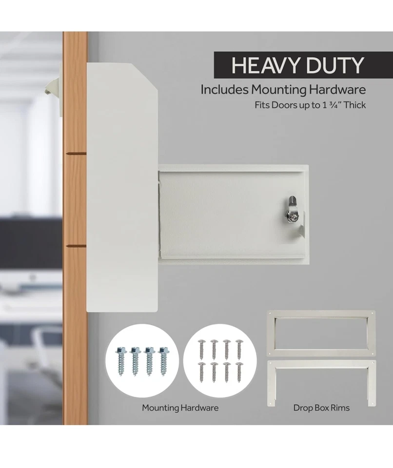 Durabox Through the Door Mail Box, Safety Box, Drop Box -  Home, Office Use - Image 3 of 4