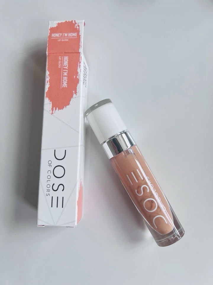 DOSE OF COLORS (HONEY I'M HOME) NUDE STAY GLOSSY LIP GLOSS NIP - Image 1 of 1