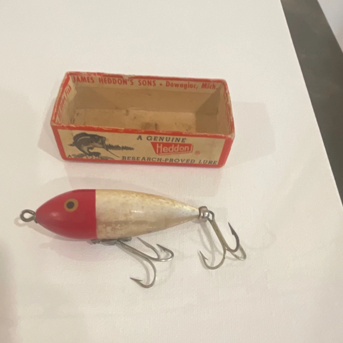 Heddon Wooden Vintage Fishing Lures with Original Box for sale | eBay