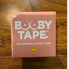Booby Tape The Original Breast Tape NIB Nude Braless Lift Support Strapless