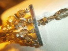Vintage gold genuine chokerr 4 strands crystal circa 1950s — photo 5