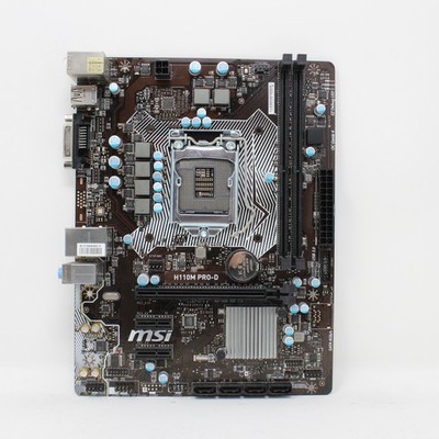 MSI H110M Pro-D MS-7996 Ver:1.3 Intel H110 microATX Motherboard 1151 (#7653)