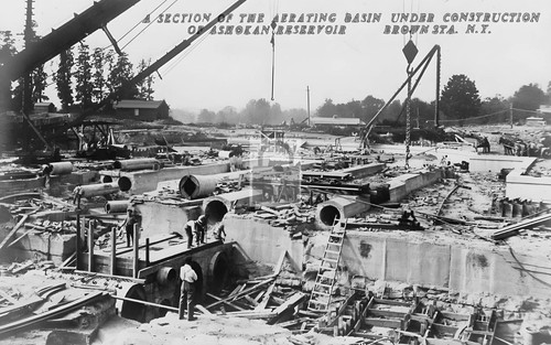 Basin Construction Ashokan Reservoir Browns Station New York NY ...