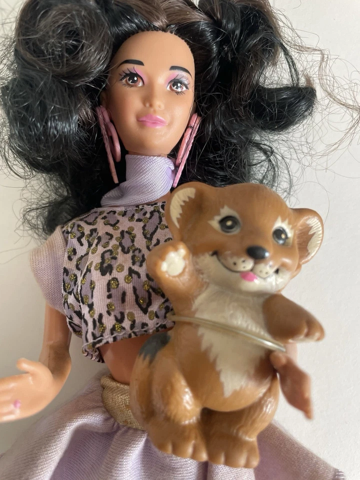 Muñeca Barbie Animal Lovin Nikki vintage años 80 Foto 3 de 4