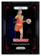 DiJonai Carrington 2024 Panini Prizm Monopoly WNBA #17 Connecticut Sun *324