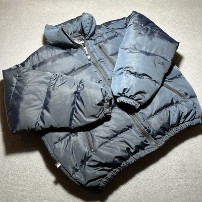 First Down Mens Blue Puffer Coat Size XL Long Warm Winter Duck Feathers
