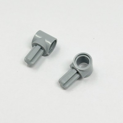 22961 LEGO Parts Technic Pin Connector w/ Axle LIGHT BLUISH GRAY (2)