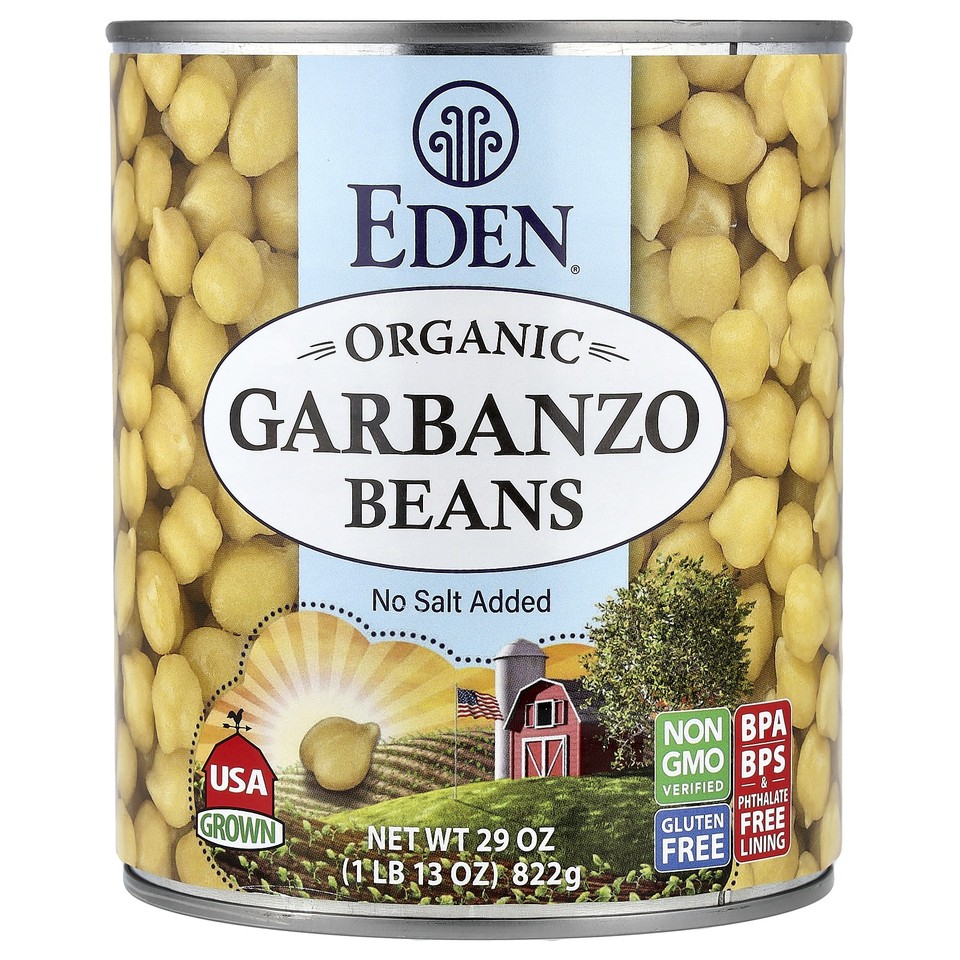 Organic Garbanzo Beans, 29 oz (822 g)