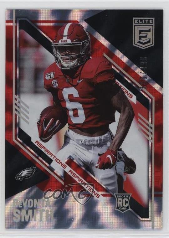 2021 Panini Donruss Elite Aspirations Shimmer /499 DeVonta Smith Rookie RC 0a3
