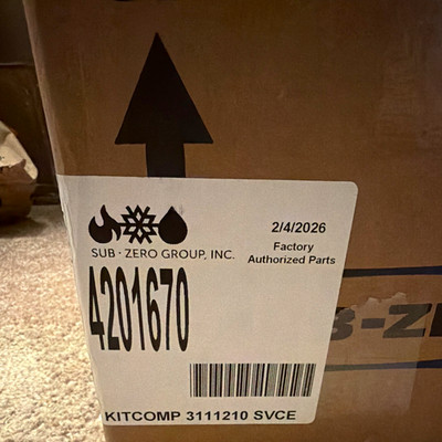 Sub-Zero Compressor Kit 4201670 3111210 Factory Authorized Parts