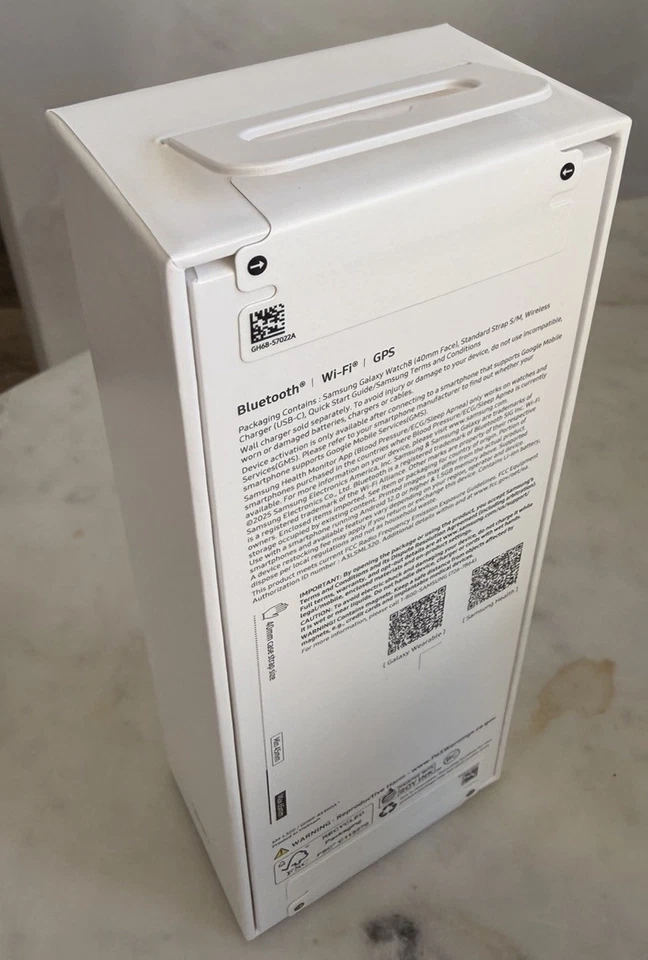 Samsung Galaxy Watch 8 - 40mm - Smartwatch - SM-L320 - Silver - GPS/BT NEW SEAL - Image 3 of 3