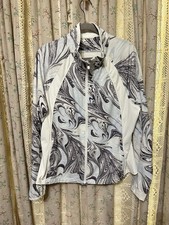 Athleta Run With It Printed Jacket Full Zip Lightweight Size Large EUC