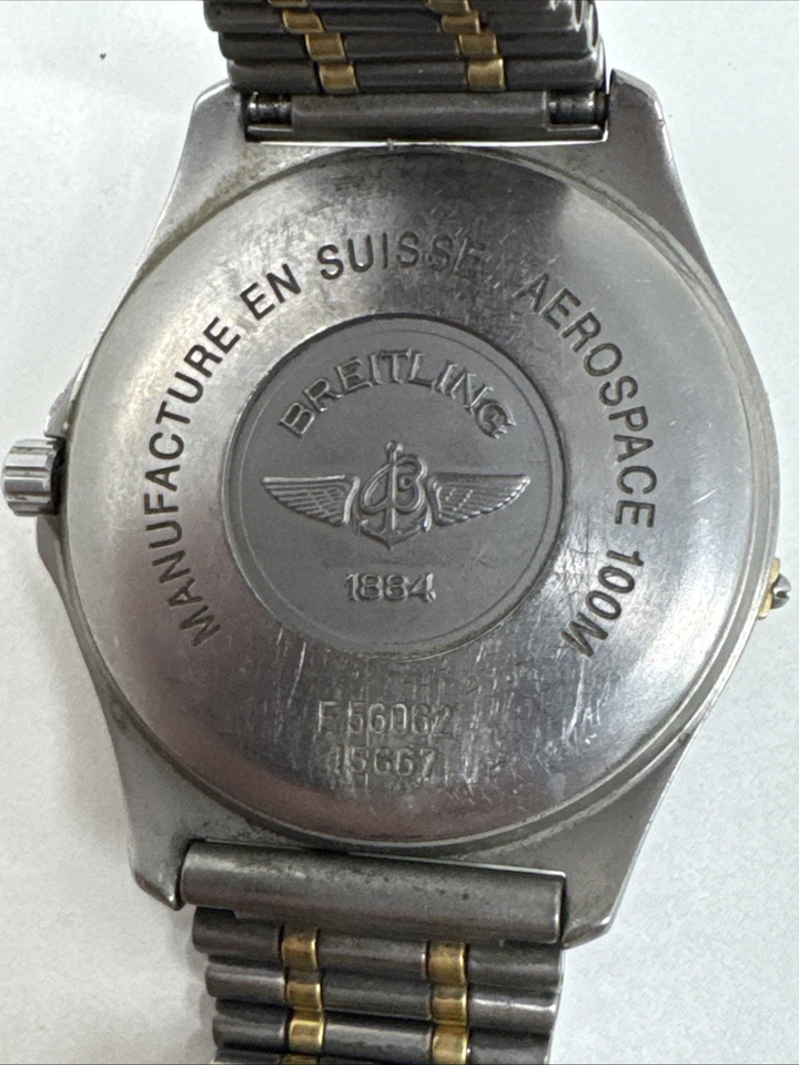 Breitling Aerospace F56062 Titanium Quartz 100mm Watch Grey Dial Mens Watch USED - image 2 of 4