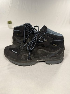Lowa Gore Tex Gorgon GTX QC Ws Hiking Boot Women s Size 8.5 Black Blue 