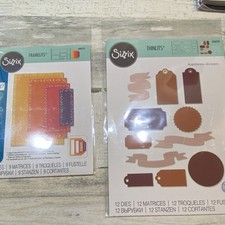 Sizzix Framelits  Thinlits Die Cutting Sets Tags  Rectangles 664553 664250