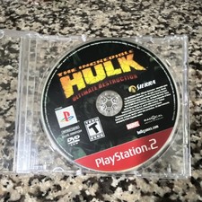 Incredible Hulk: Ultimate Destruction PS2 Disc Only (test & works)