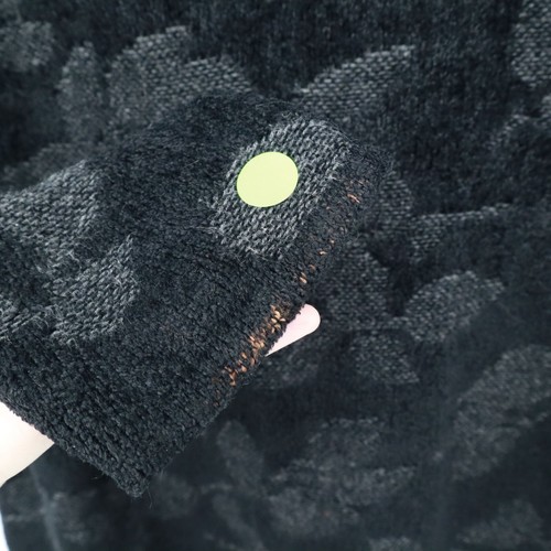 J. Jill Silk Wool Sweater Womens M Black Bloomcore Casual Textured Dark Feminine - Picture 8 of 18