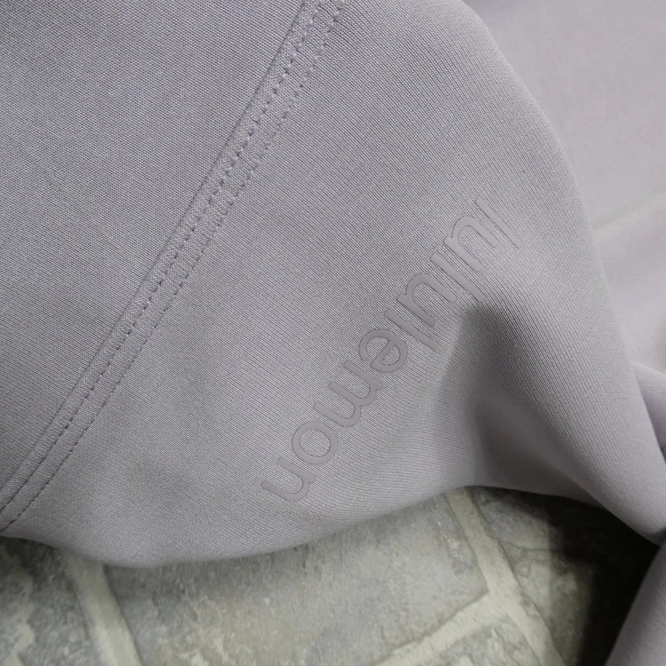 Sudadera Lululemon Para Mujer 12 Perfectamente Grande Recortada Crew Púrpura Cuello Redondo Foto 3 de 4