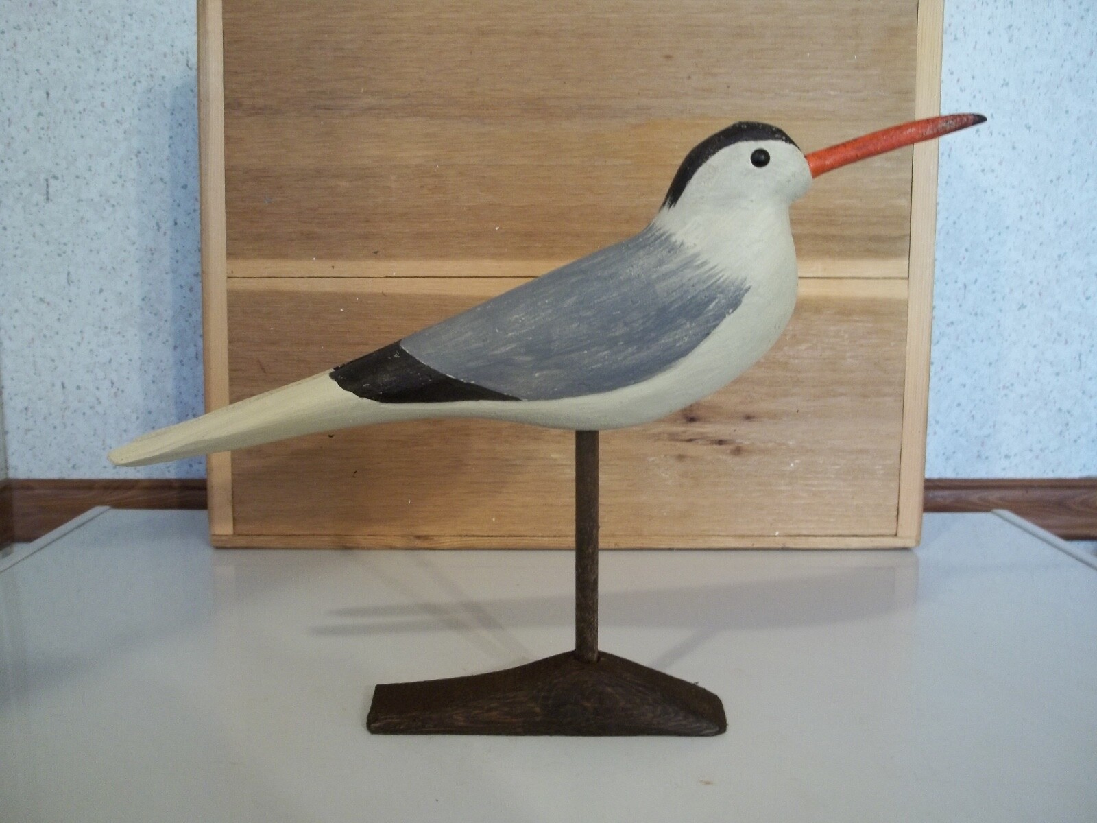 Hand Carved Gunning Style Common Tern Confidence Shorebird Decoy eBay