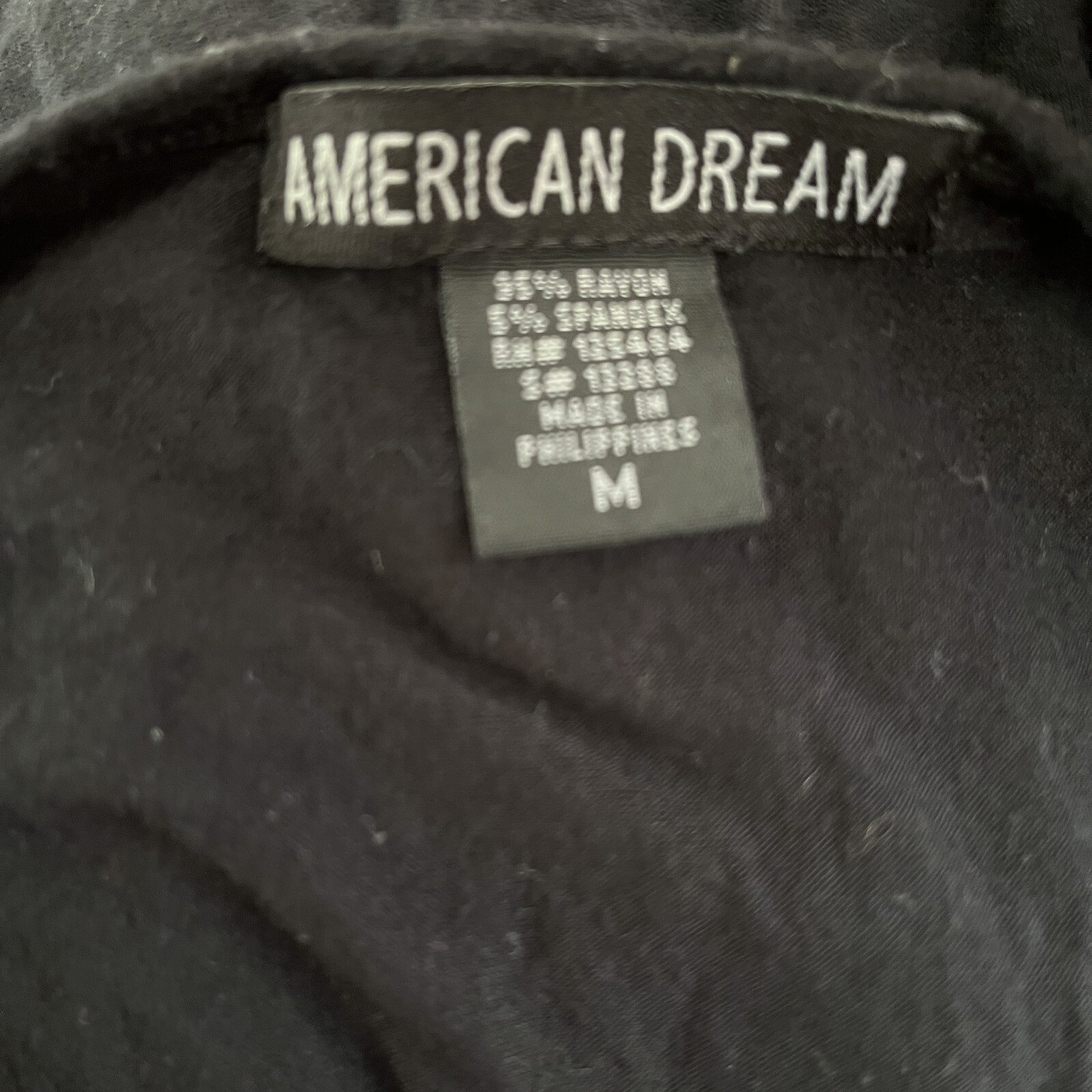 Stretch Resolution R6 American Dream Womens Dress Medium Black Sleeveless Layered Casual ...