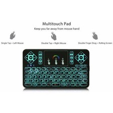Color RPG Backlight Keypad USB Wireless Keyboard Mouse Mini Remote for Smart TV