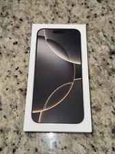 Apple iPhone 16 Pro Max Natural T Empty Retail Box Only 2 - No Phone Included