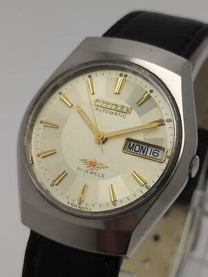 Citizen 4-R12764 Eagle 7 Automatic Cal.8200 Day/Date Vintage Watch WLD489ABR2