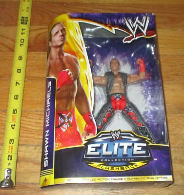 2013 WWF WWE Mattel HBK Shawn Michaels Elite Wrestling Figure