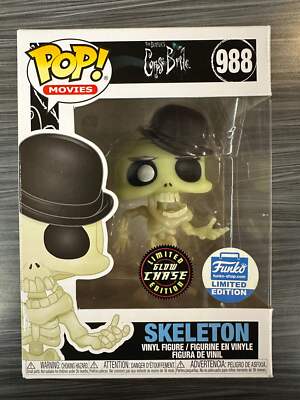Funko POP! Movies: Corpse Bride - Skeleton (Funko)(CHASE)(Damaged