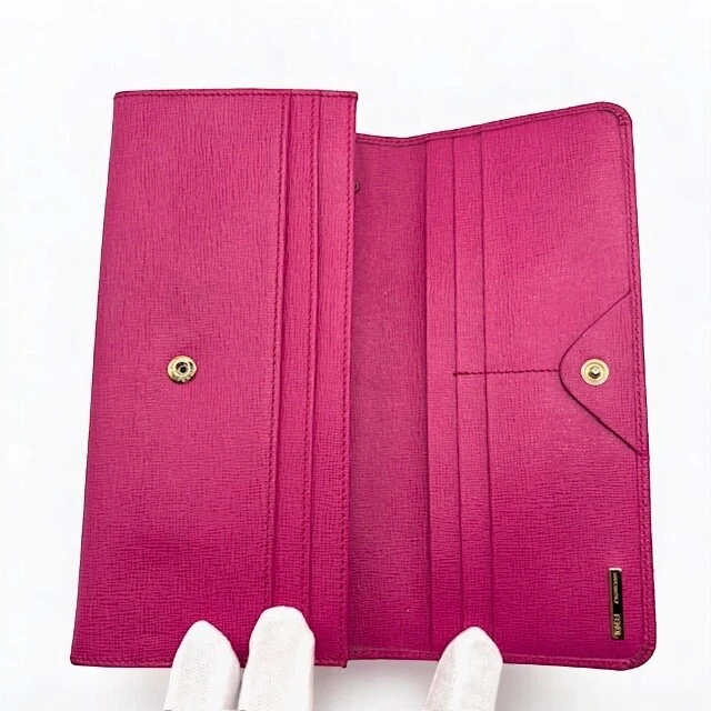 Fendi  Wallet Leather Long Pink Authentic - Image 4 of 4