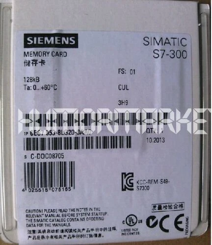 1PCS NEW Siemens MEMORY CARD 128K 6ES7 953-8LG30-0AA0 6ES7953-8LG30-0AA0