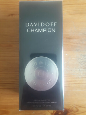 ORIGINAL Davidoff Champion Eau de Toilette für Herren - 90 ml 3.0 FL OZ NEU verp
