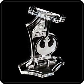 Display stand angled for Lego 75150 A-Wing Starfighter Star Wars (A1085)