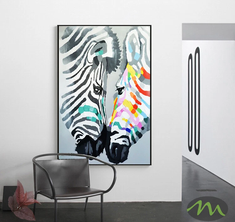 Poster Grand Format Zèbre – A0, Impression Haute Qualité Déco Murale