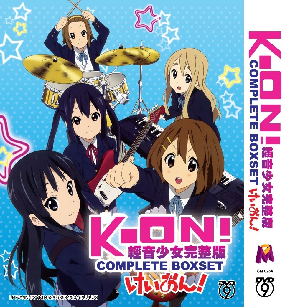 DVD Anime K-On! TV Series Season 1+2 Vol.1-36End+5OVA+The Movie