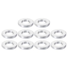 M10 Aluminum Spacers, 10 Pcs Metal Spacer Aluminum 10.5mm ID x 20mm OD x 3mm L
