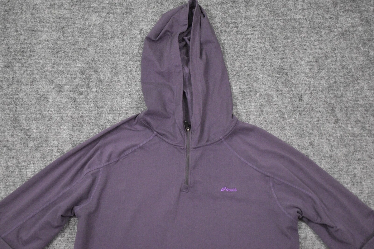 asics quarter zip hoodie